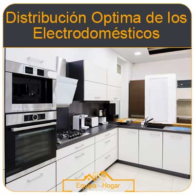 DISTRIBUCION OPTIMA DE LOS ELECTRODOMESTICOS EN LA COCINA